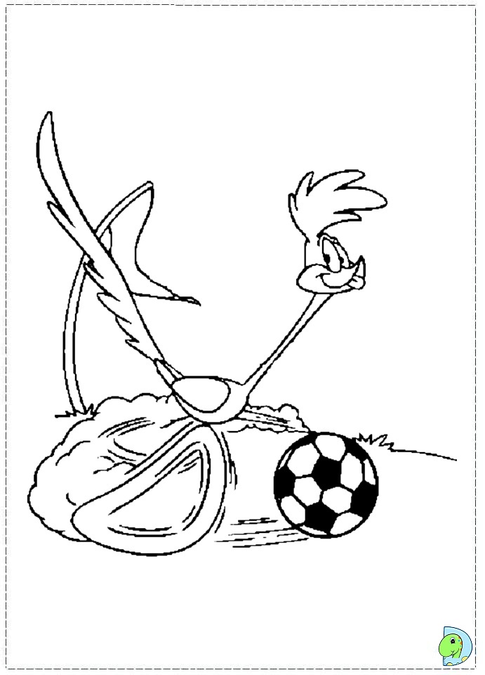 Road Runner Coloring page