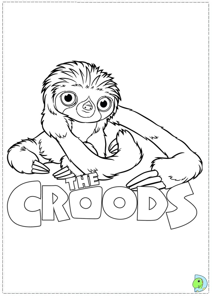 The Croods Coloring page- DinoKids.org