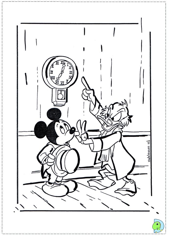 Uncle Scrooge Coloring pages, Disney coloring pages- DinoKids.org