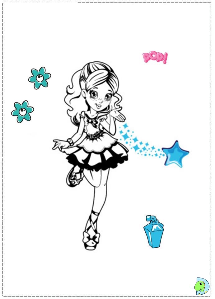 Polly Pocket Coloring page- DinoKids.org