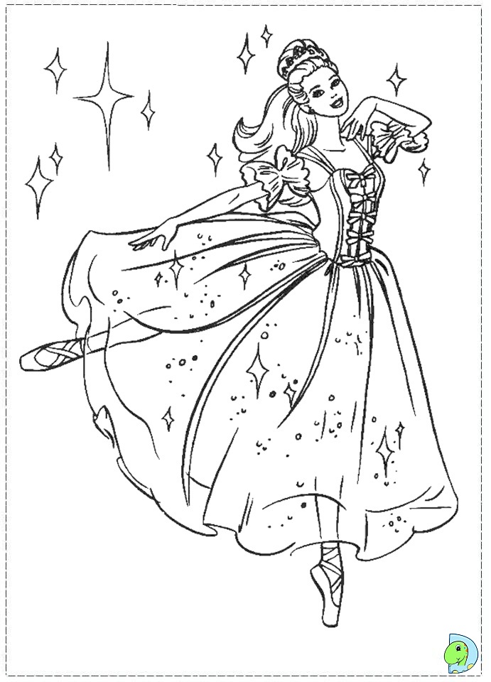 barbie Nutcracker Coloring page - Barbie Nutcracker 01 